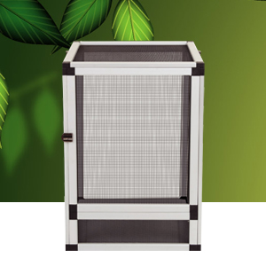 Screen Reptile Cage（white  big ）